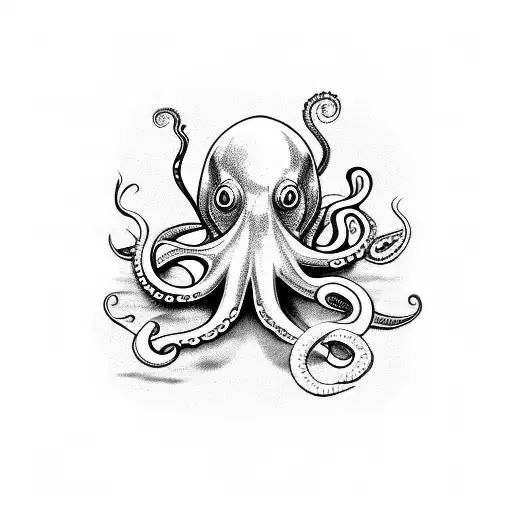 Octopus With Mushrooms