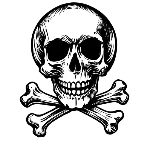 Death Skull With Crossbones
