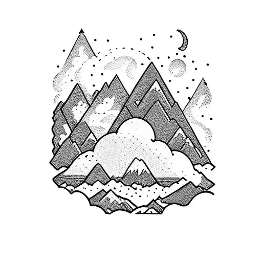 Mountains With Cloud The Fool Tarot