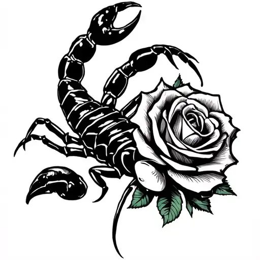 Scorpion Holding Rose