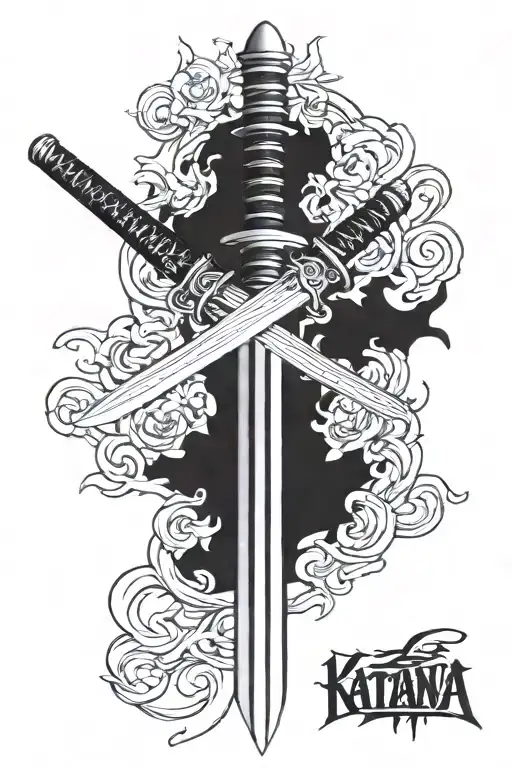 Katana Sword Shaded