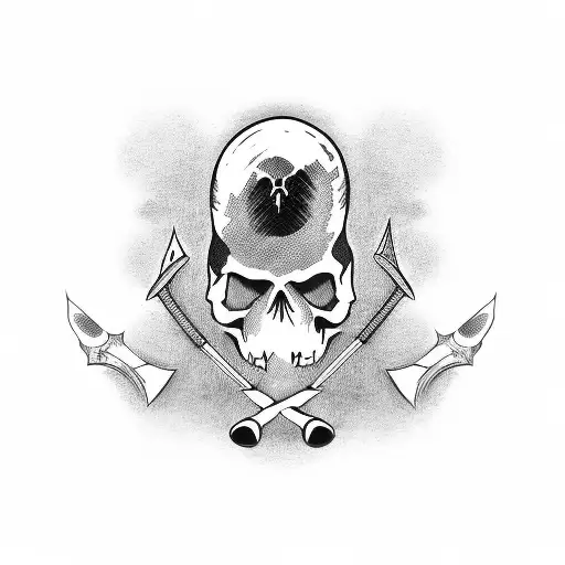 Katana With Skull In It