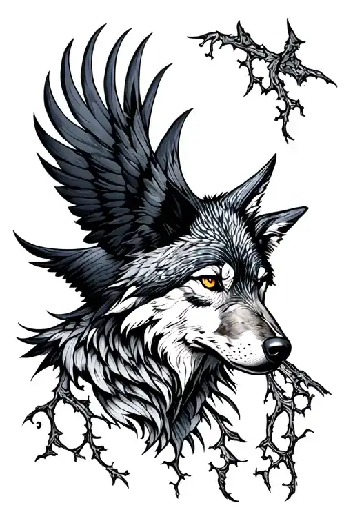 Wolf And Crow