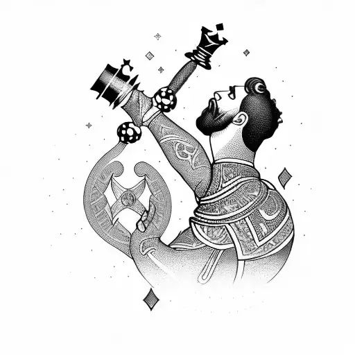 Chess King And Georgian Dance