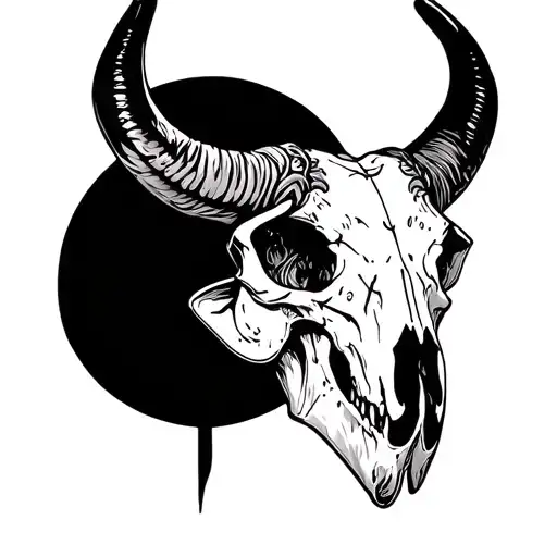 Ox Skull Chest Piece