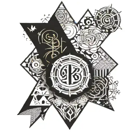 A Geometric Pattern Inspired By Money And Prosperity