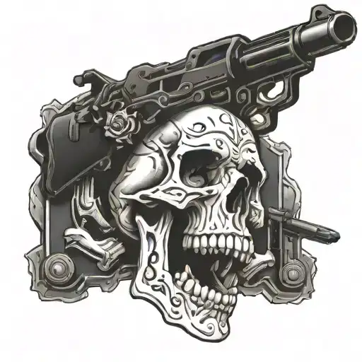 Skull And Guns