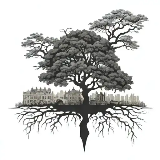 A Tree That Instead Of Having Leaves Has Banknotes