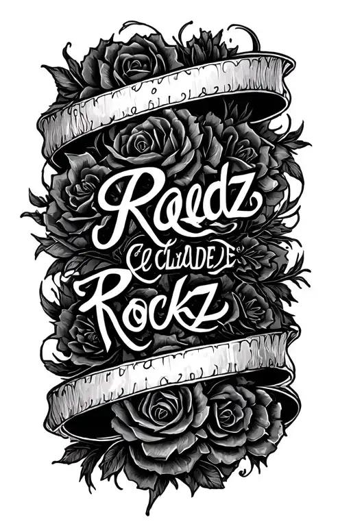 Text Saying Claude Rockz