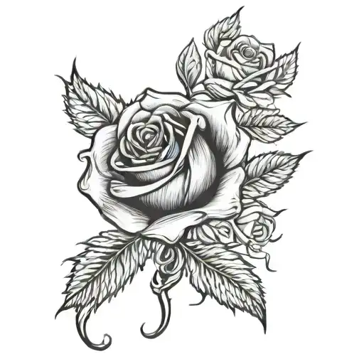 My Name Redd Wrapped In A Rose