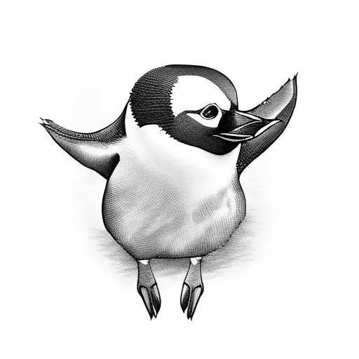 Steampunk Baby Penguin