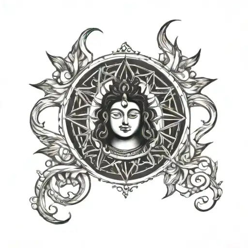 Shiva Circle Shaped Arm