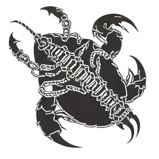 Scorpion Made With Car Parts