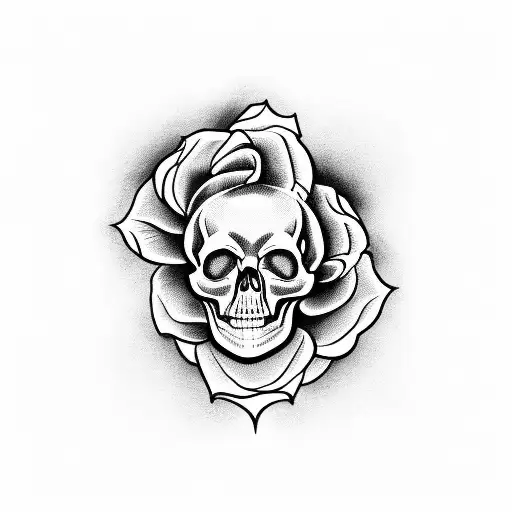 Skull And Roses