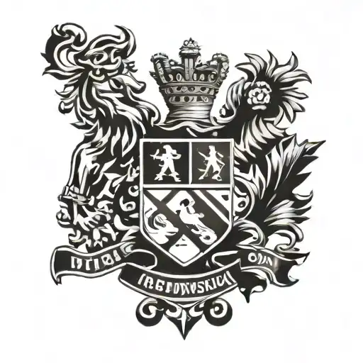 Combine Elements Of Ipswich Town Football Club Crest With A Traditional Tattoo Design