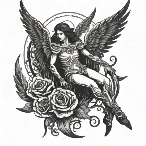 Angel Death With A Thieve Magpie