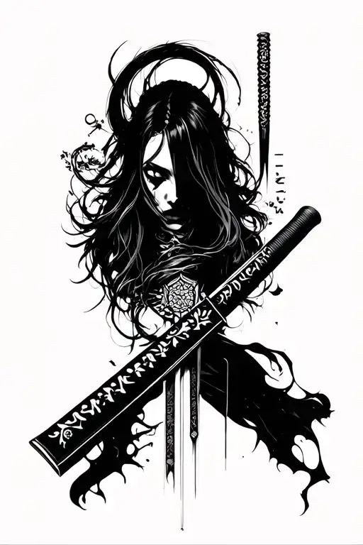 Cyberpunk Style Katana