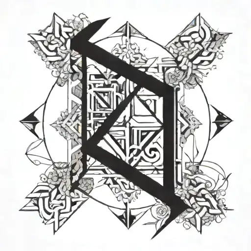 Incorporate Svastika Symbol Into A Geometric Architectural Design Inspired By Mimari