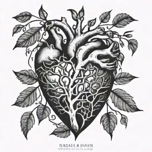 Human Heart With Tree Of Life Branches With Joshua Gerrie Jacob