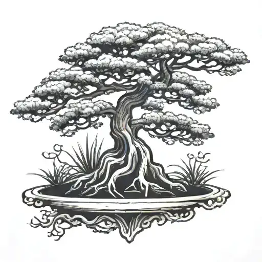 Small Bonsai Tree On Tricep