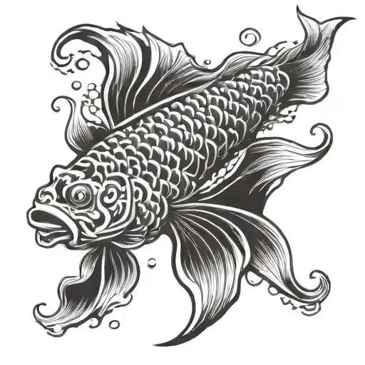 Fish Koi Monster