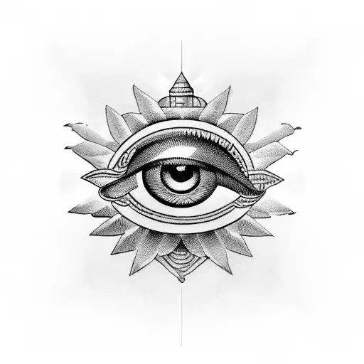 Egyptian Symbol For Eye Of Horus Inner Biceps