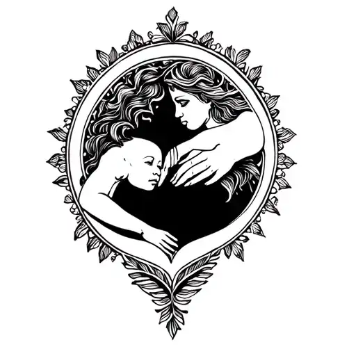 Mother And Child Holding Hands