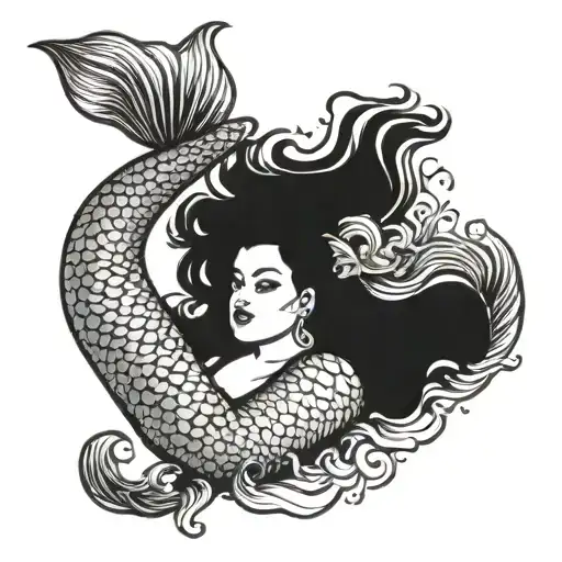 Mermaid Bbw Chubby Face Full Body