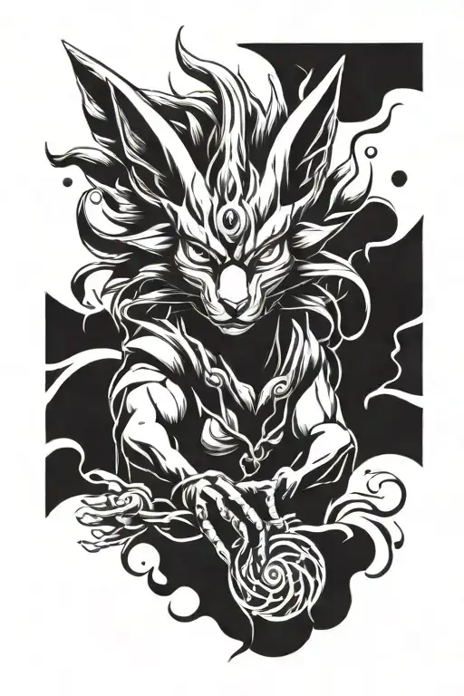 Kurama From Naruto Inspired