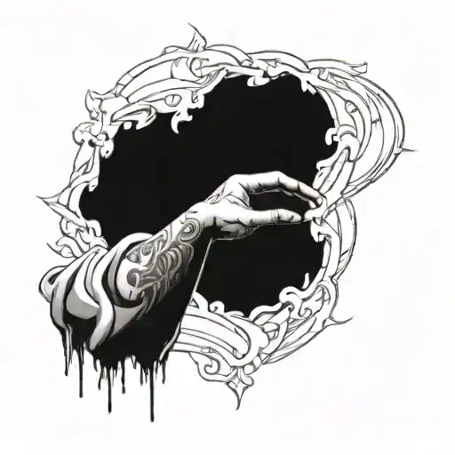 Creation Of Adam Tattoo Design