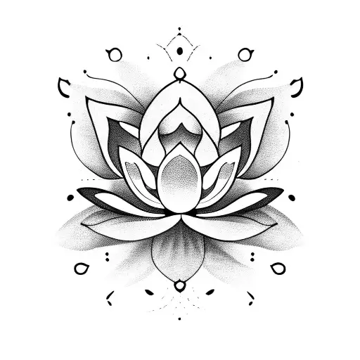 Lotus Flower With Eye