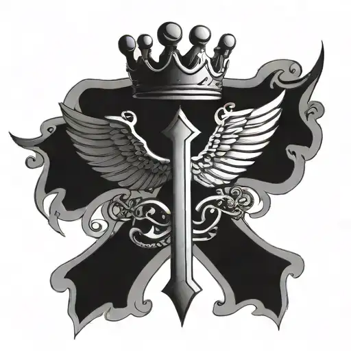 Crown Wings Cross