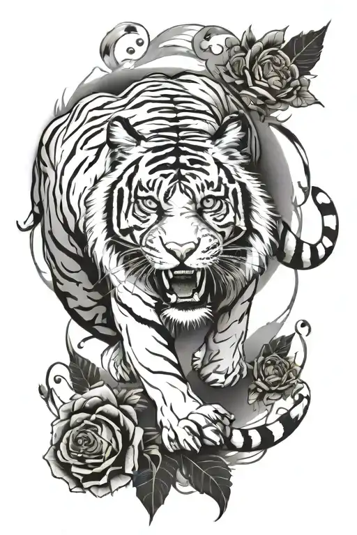 Tiger Under Him Bull