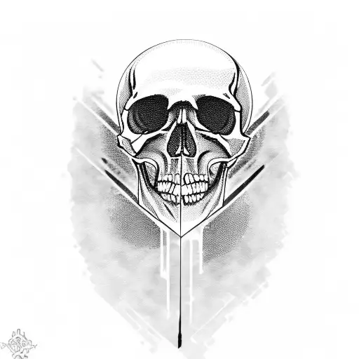 Skull With Name Sorika