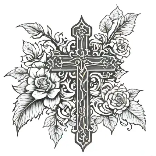 Christian Cross Mom Dad