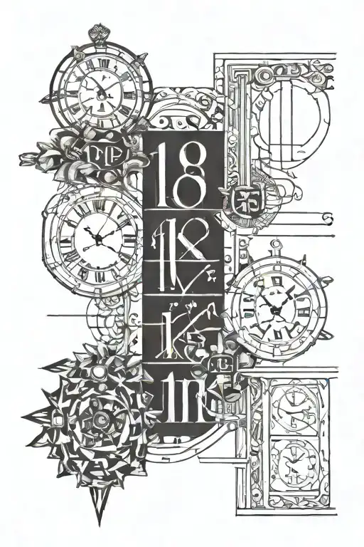 18 In Roman Numerals Representing Important Dates
