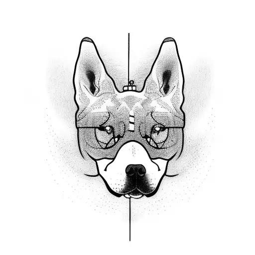 Tree With Dogo Canario Dog