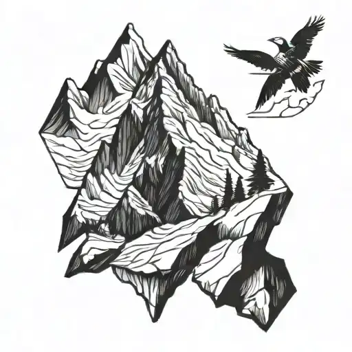 Glock And Climbing Mountain