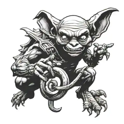 Goblin Playing With Ring