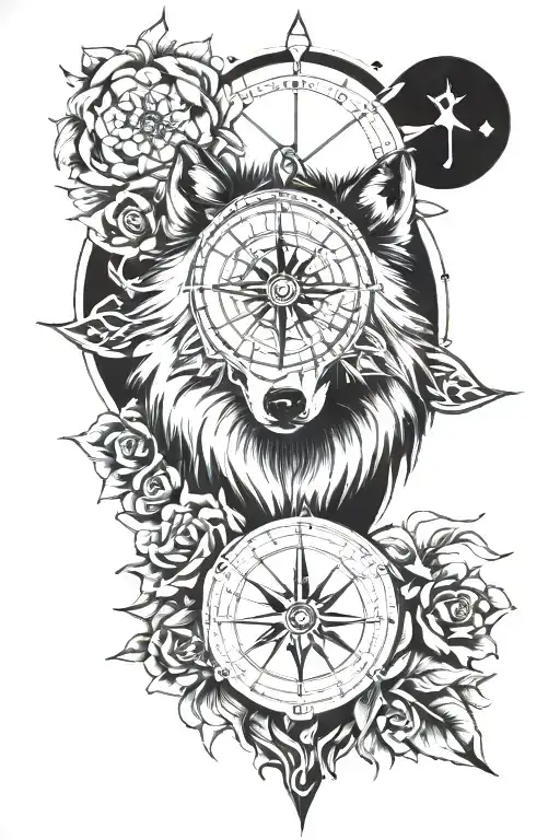 Wolf Compass Roses