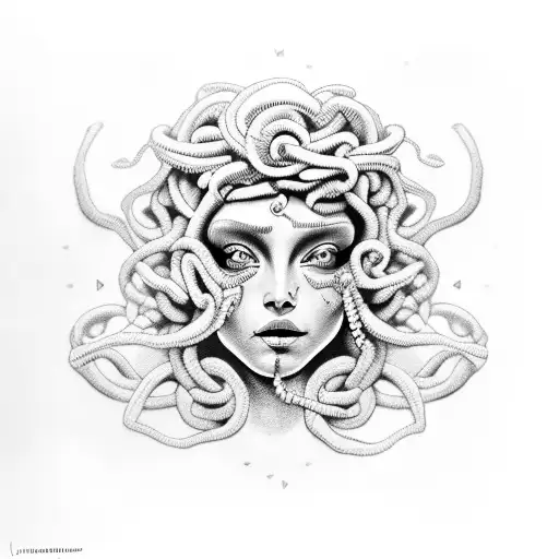 Mitad Mujer Mitad Medusa