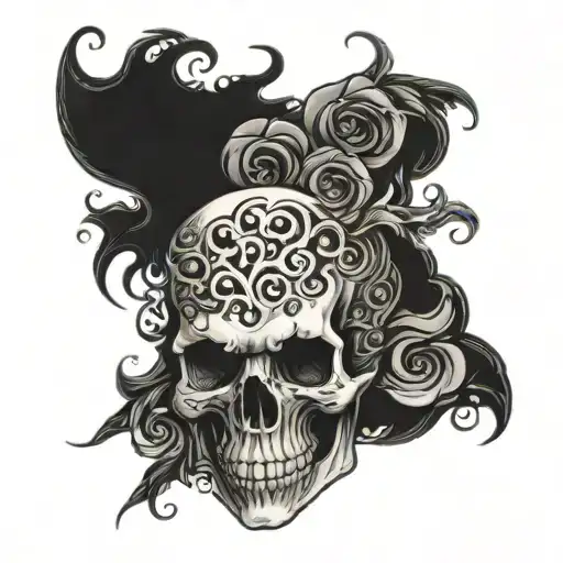Skull With Smoke