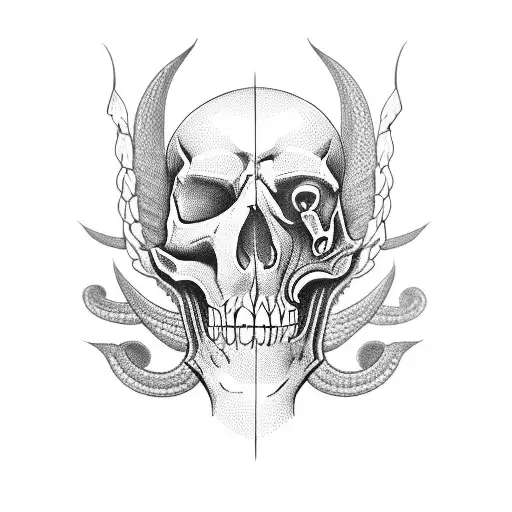 A Cobra With A Skull