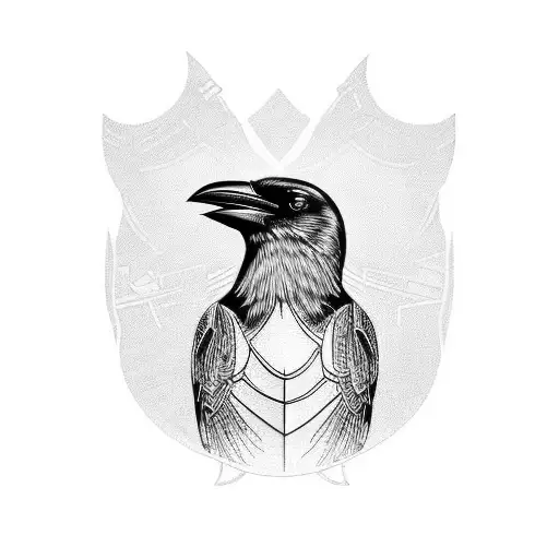 Black Crow On A Industrial Tower