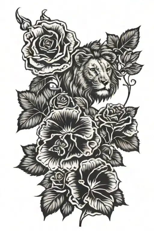 Lions Rose Bloody Morning Glory