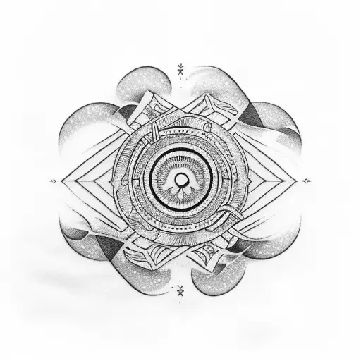 Nordic Sleeve Ocean Symbols