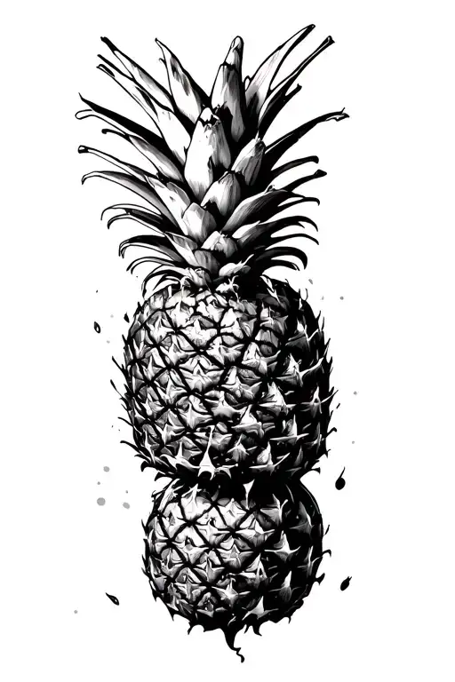 Pineapple Falling Over