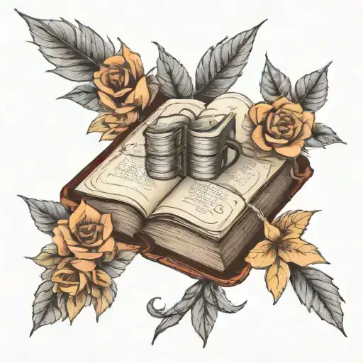 Book And Travel And Flowers