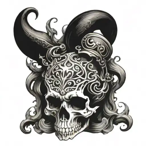 Skull Satanic Gothic