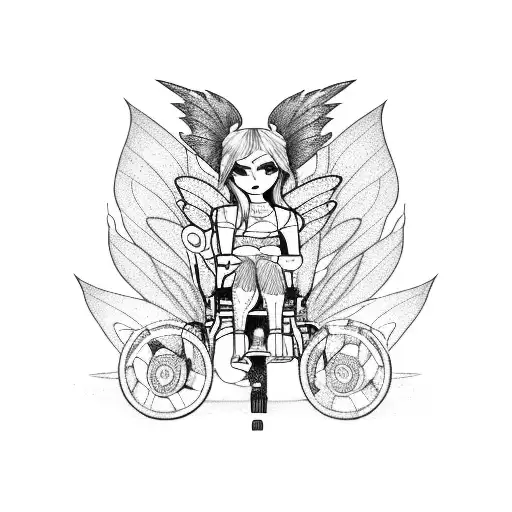 Rocker Fairy In A Wheelchair